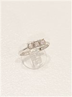 Anello Yukiko Donna in Oro bianco Diamante 0.06 Ct LID3317 - LID3317